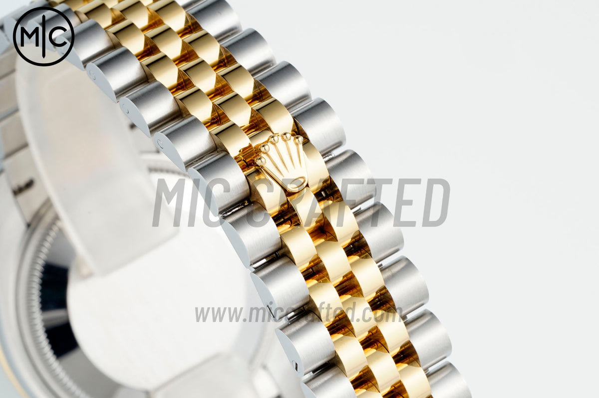 DateJust 31mm Ladies 278273 Fluted Bezel SS/YG Green Diamonds Dial on Jubilee Bracelet – Premium Edition