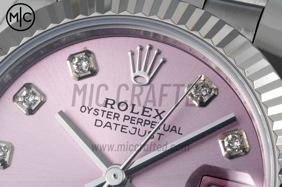 DateJust 31mm Ladies 278274 SS 904L Steel Pink Diamonds Dial on Jubilee Bracelet – Premium Edition