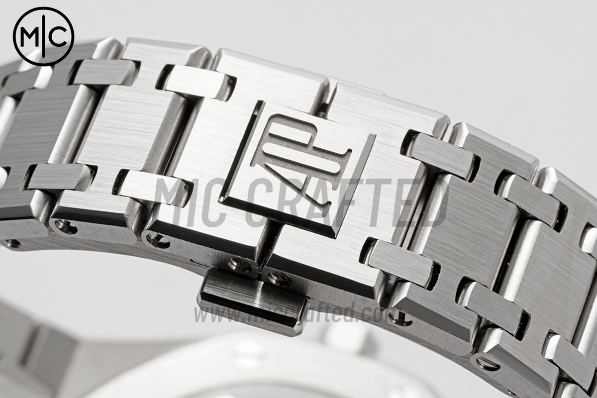 Royal Oak 39mm 16202 "50th Anniversary" SS Blue Textured Dial on SS Bracelet – Premium Edition