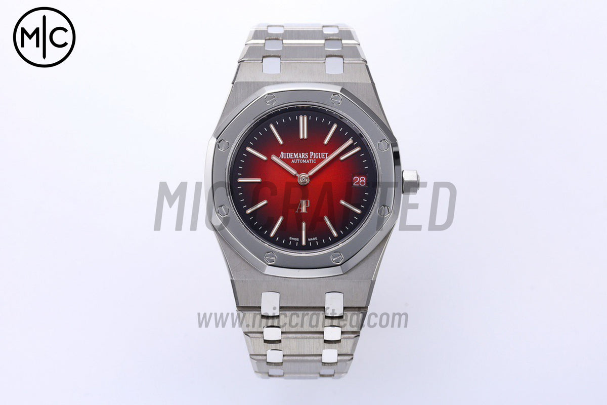 Royal Oak 39mm Titanium 16202XT Red Dial on Bracelet – Premium Edition