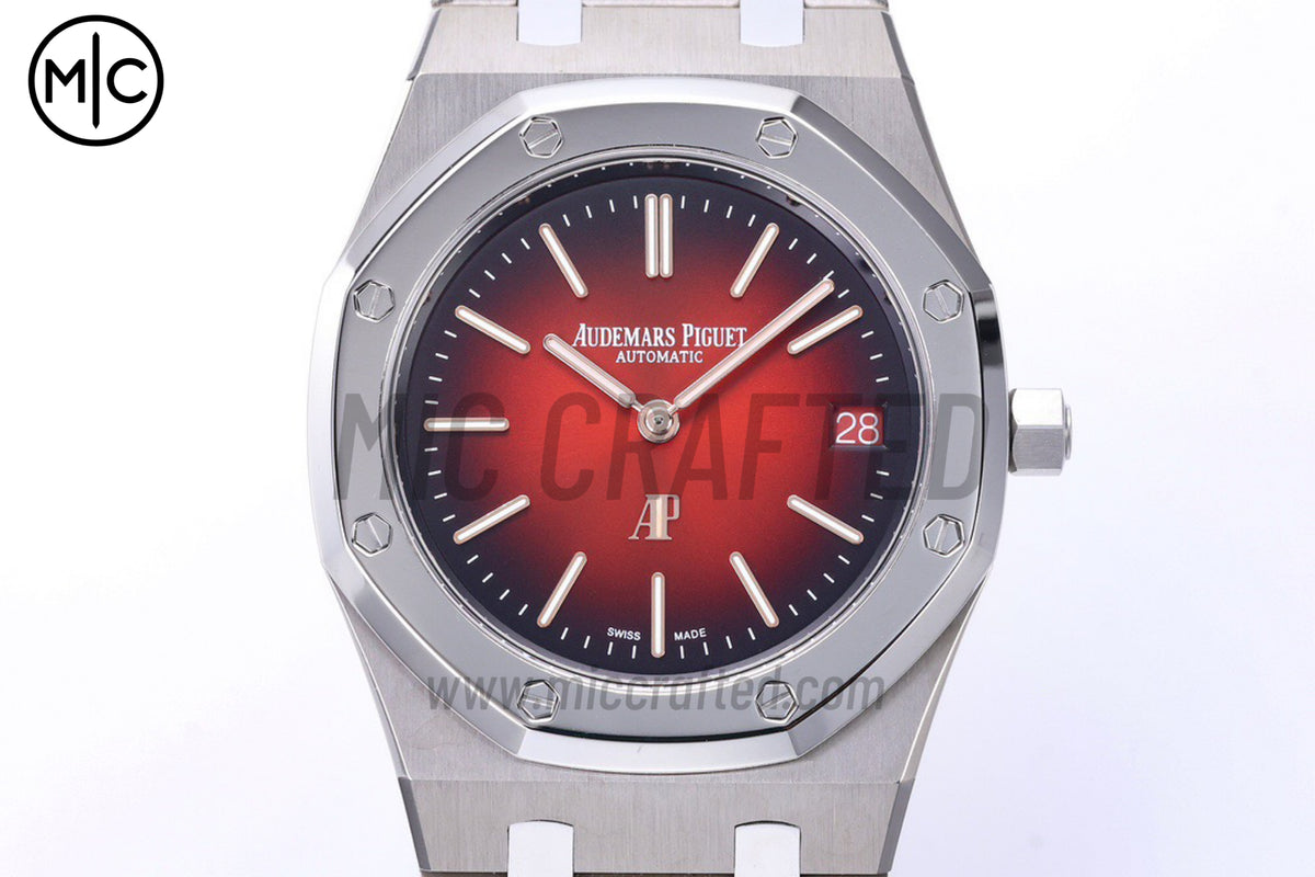 Royal Oak 39mm Titanium 16202XT Red Dial on Bracelet – Premium Edition