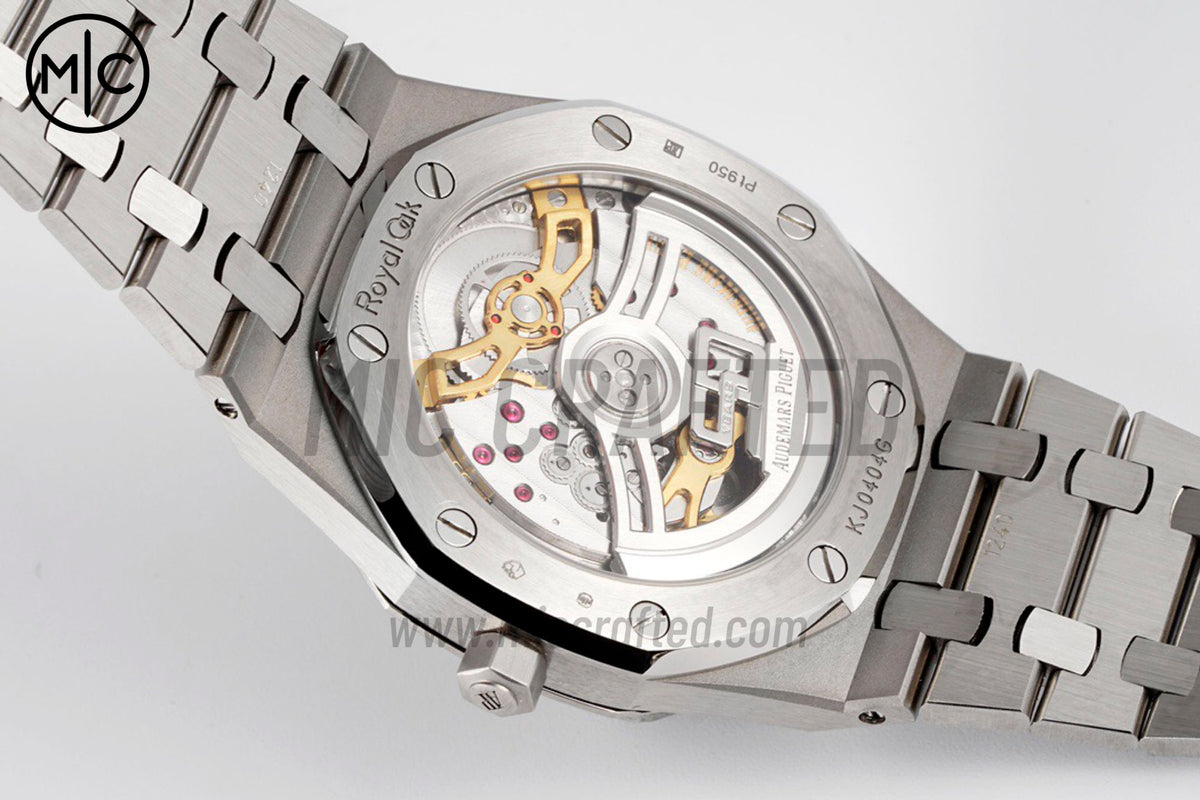 Royal Oak 39mm 16202 "50th Anniversary" SS Green Textured Dial on SS Bracelet – Premium Edition