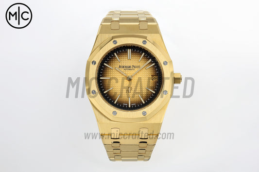 Royal Oak 39mm 16202 YG Smoked Dial on YG Bracelet – Premium Edition