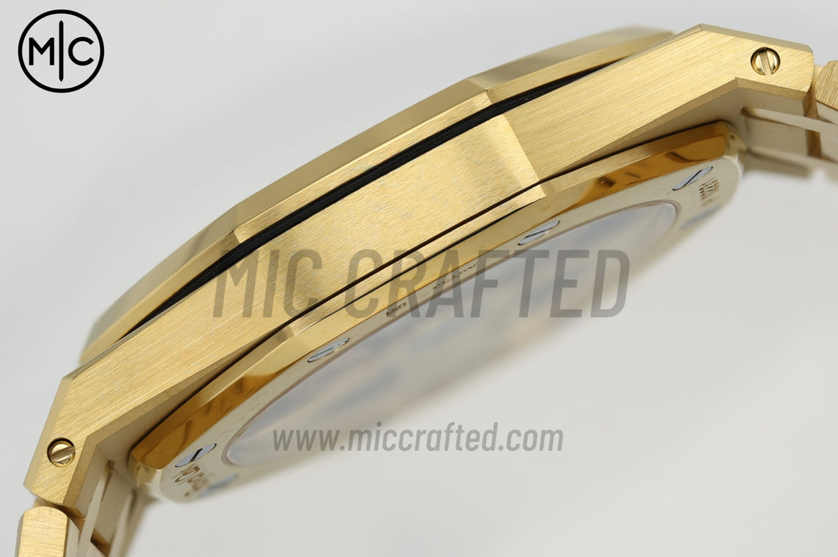 Royal Oak 39mm 16202 YG Smoked Dial on YG Bracelet – Premium Edition