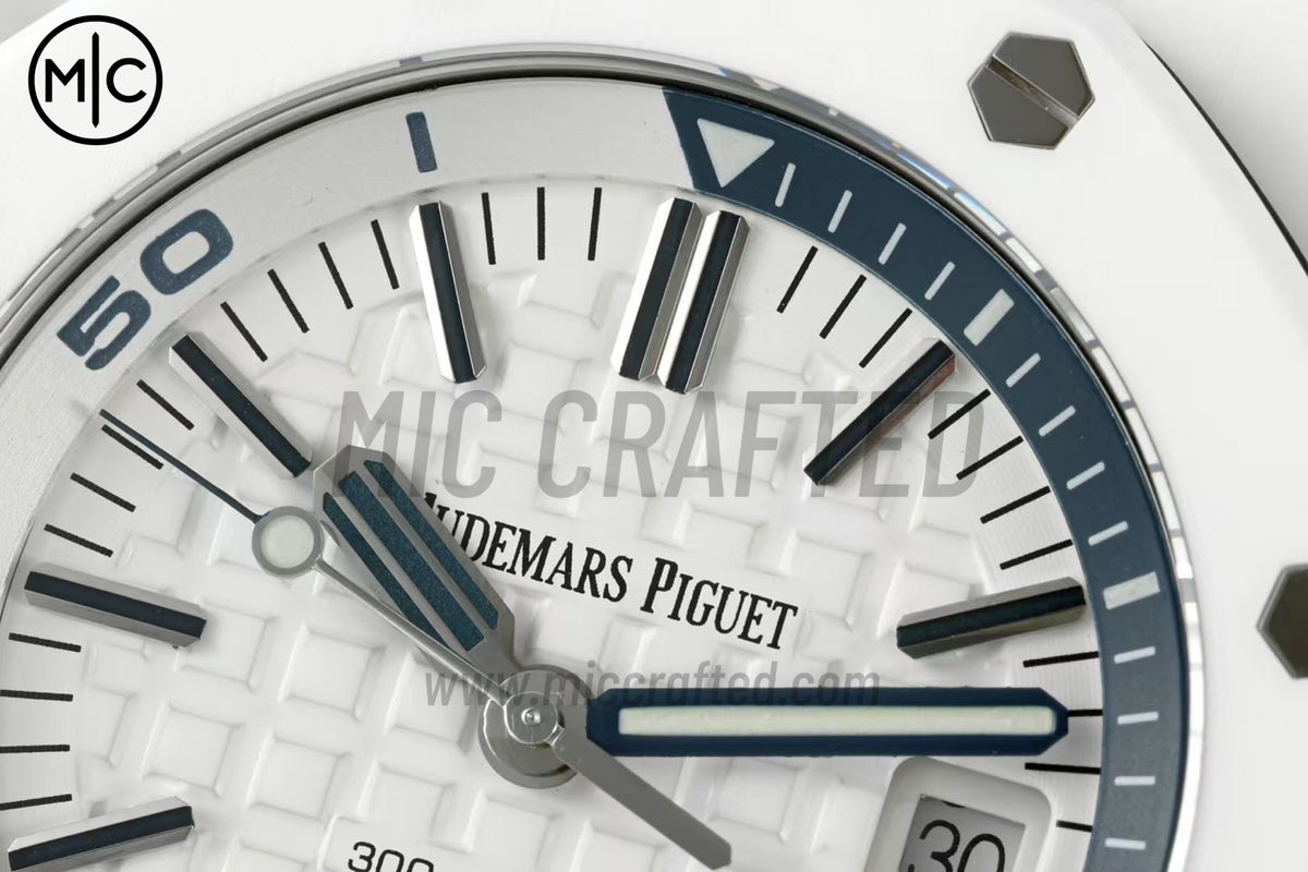 Royal Oak Offshore Diver 15707 White Ceramic – Premium Edition