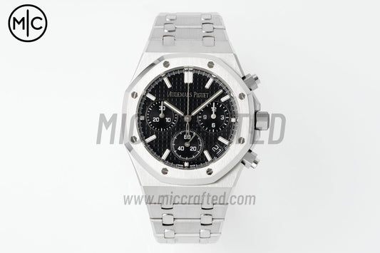 Royal Oak Chrono 26240 SS Black Dial on SS Bracelet – Premium Edition