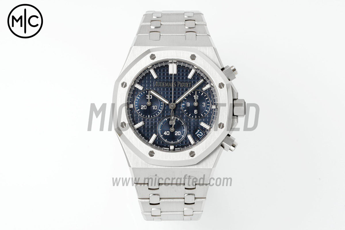 Royal Oak Chrono 41mm 26240 SS Blue Dial on SS Bracelet – Premium Edition