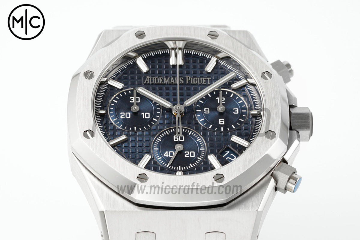 Royal Oak Chrono 41mm 26240 SS Blue Dial on SS Bracelet – Premium Edition
