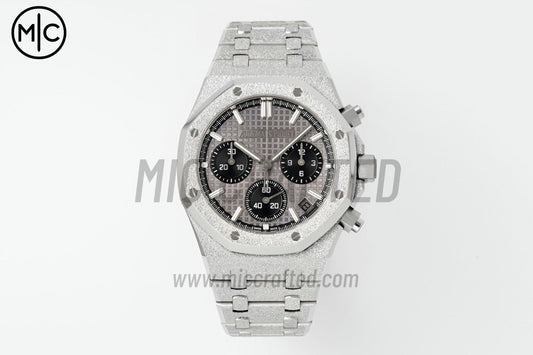 Royal Oak Chrono 41mm 26240 Frosted SS Gray/Black Dial on Bracelet – Premium Edition