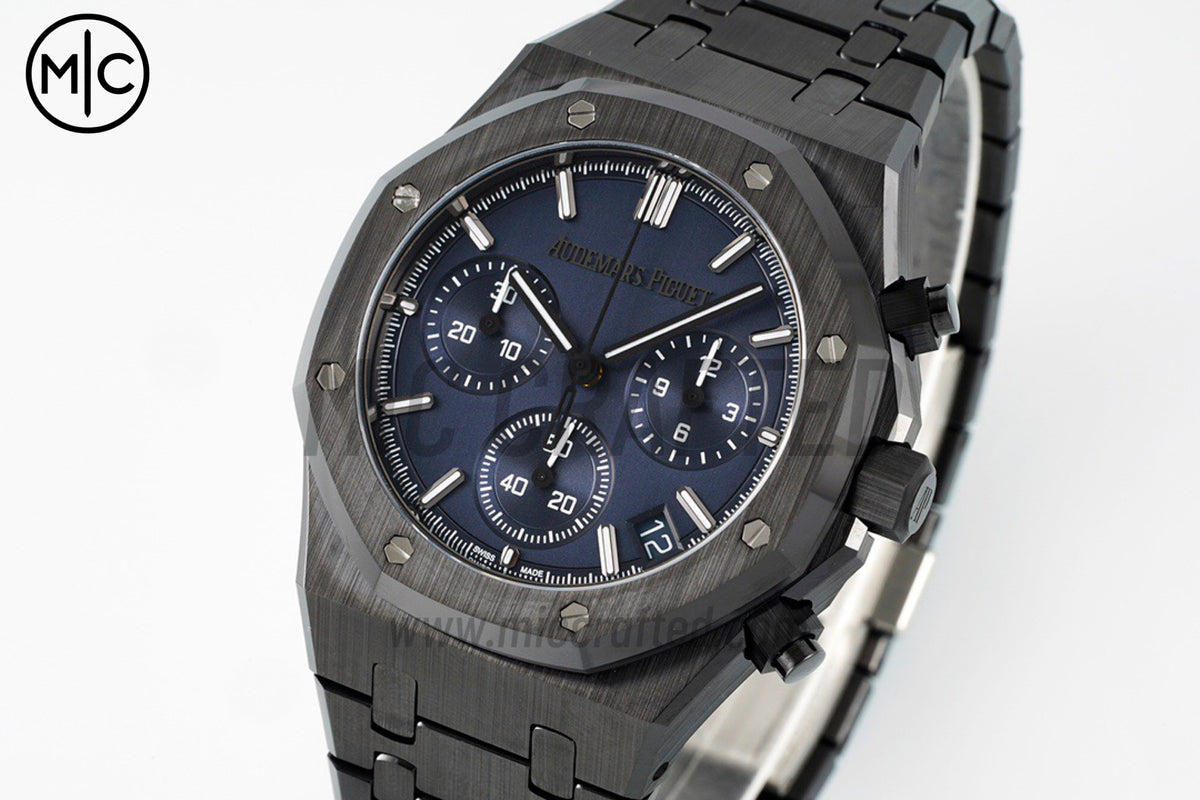 Royal Oak Chrono 41mm 26240 Blue Ceramic on Ceramic Bracelet – Premium Edition