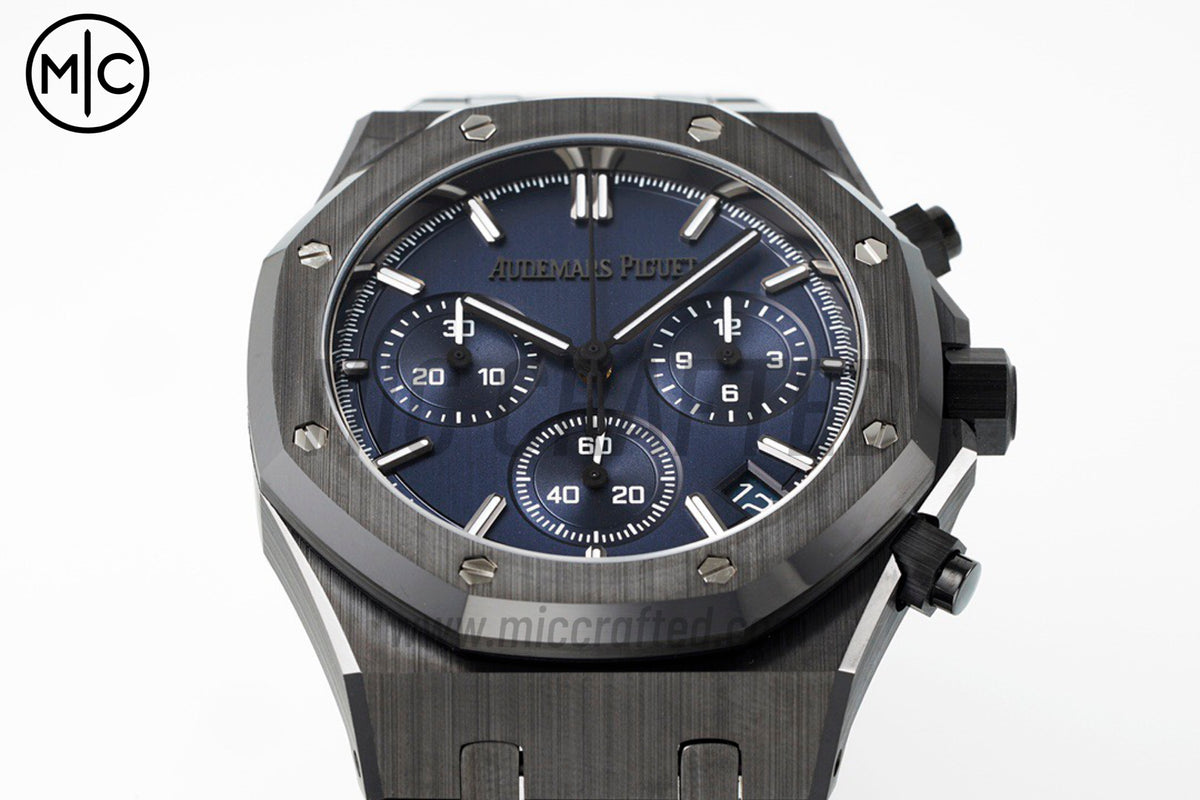 Royal Oak Chrono 41mm 26240 Blue Ceramic on Ceramic Bracelet – Premium Edition