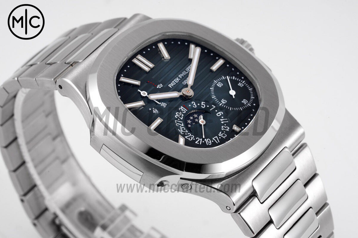 Nautilus 5712 40mm SS Blue Dial on SS Bracelet – Premium Edition