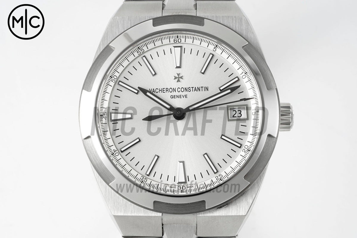 Overseas 4500V 41mm SS Silver Dial on SS Bracelet – Premium Edition