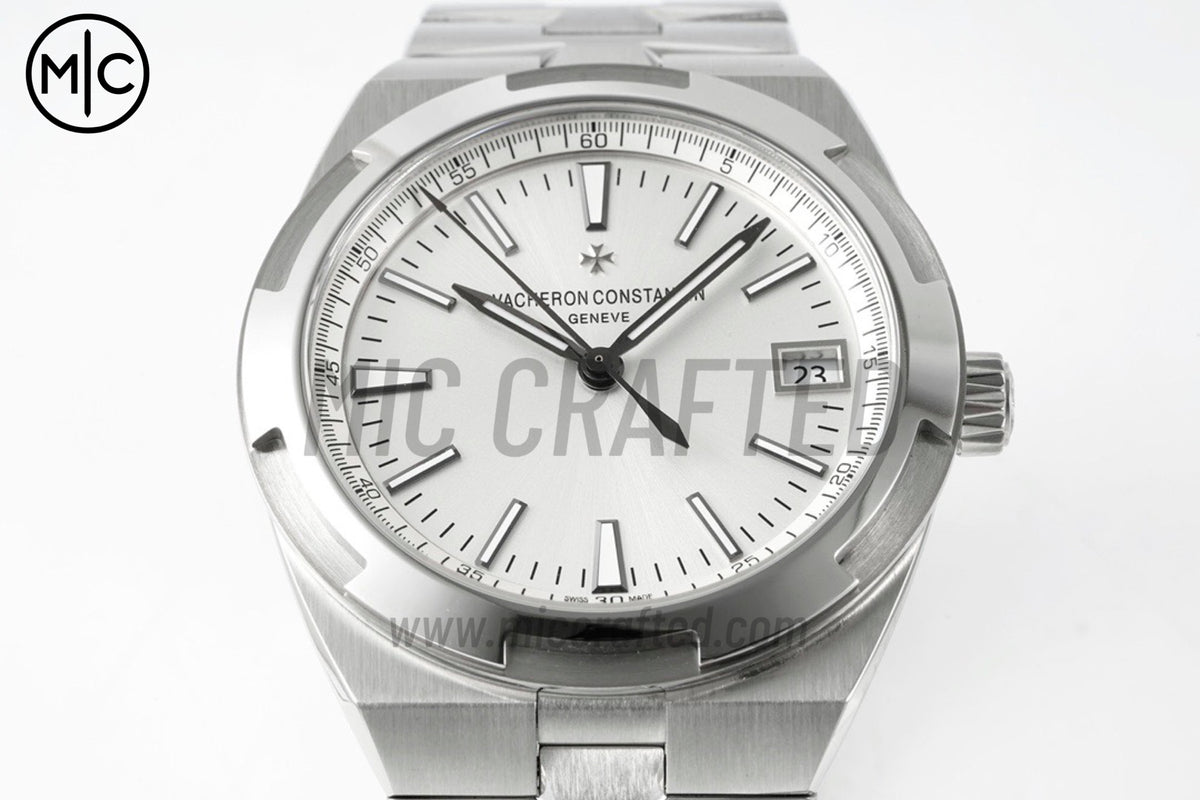 Overseas 4500V 41mm SS Silver Dial on SS Bracelet – Premium Edition