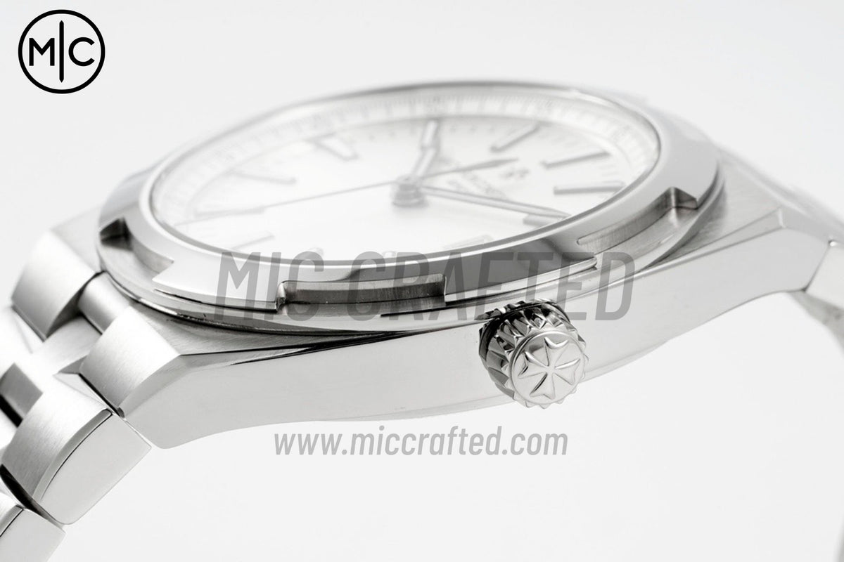 Overseas 4500V 41mm SS Silver Dial on SS Bracelet – Premium Edition