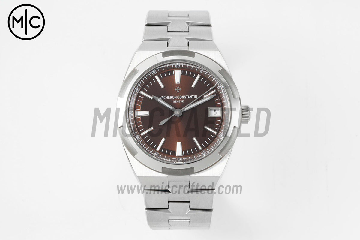 Overseas 4500V 41mm SS Brown Dial on SS Bracelet – Premium Edition
