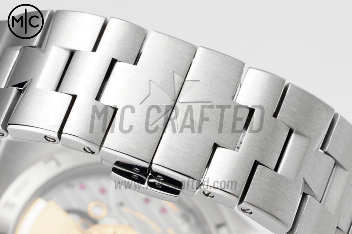 Overseas 4500V 41mm SS Brown Dial on SS Bracelet – Premium Edition