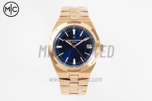 Overseas 4500V 41mm RG Blue Dial on RG Bracelet – Premium Edition