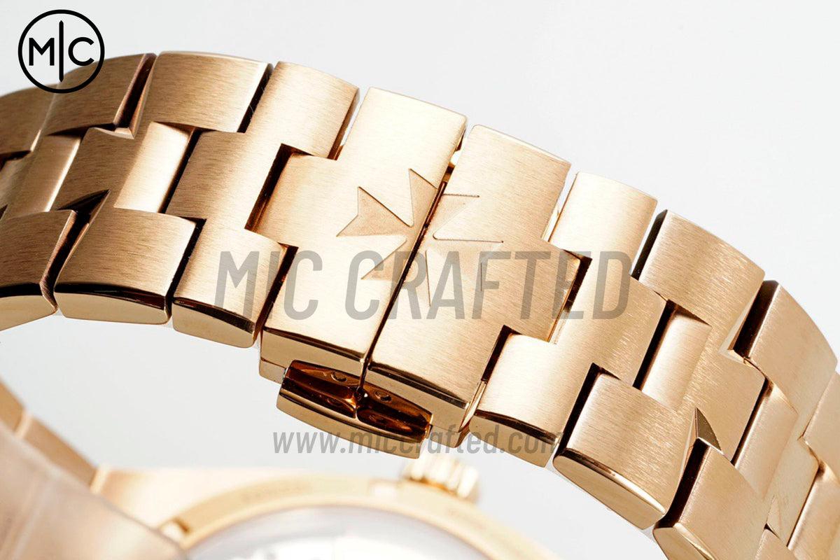 Overseas 4500V 41mm RG Blue Dial on RG Bracelet – Premium Edition