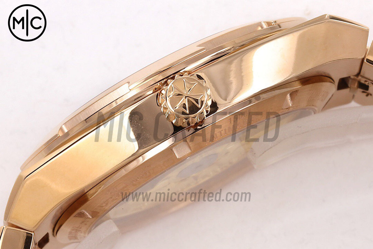 Overseas 4500V 41mm RG Silver Dial on RG Bracelet – Premium Edition