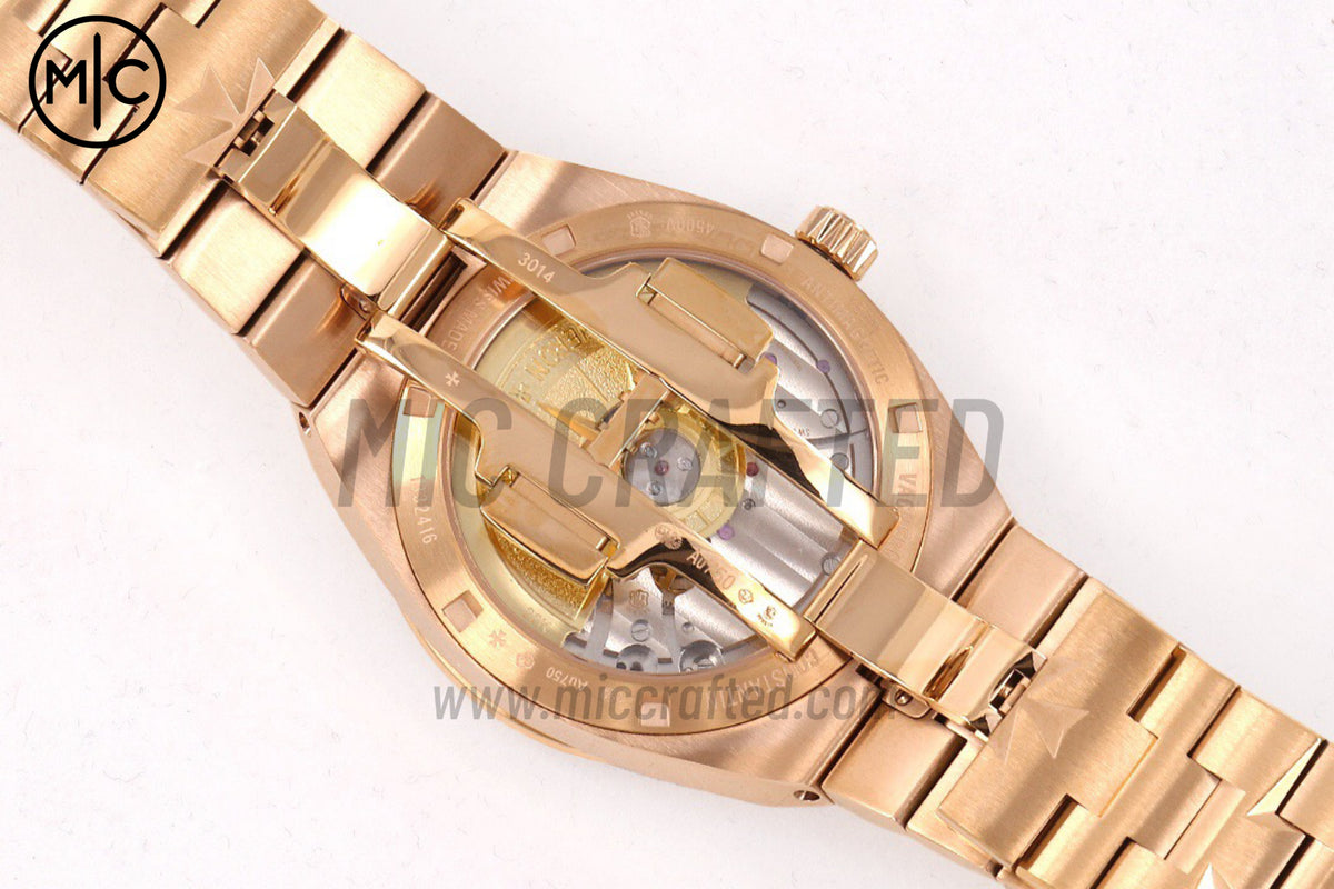 Overseas 4500V 41mm RG Silver Dial on RG Bracelet – Premium Edition