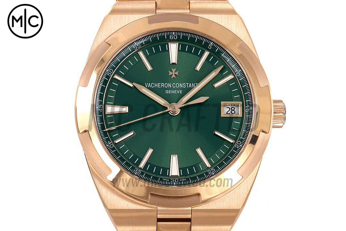Overseas 4500V 41mm RG Green Dial on RG Bracelet – Premium Edition
