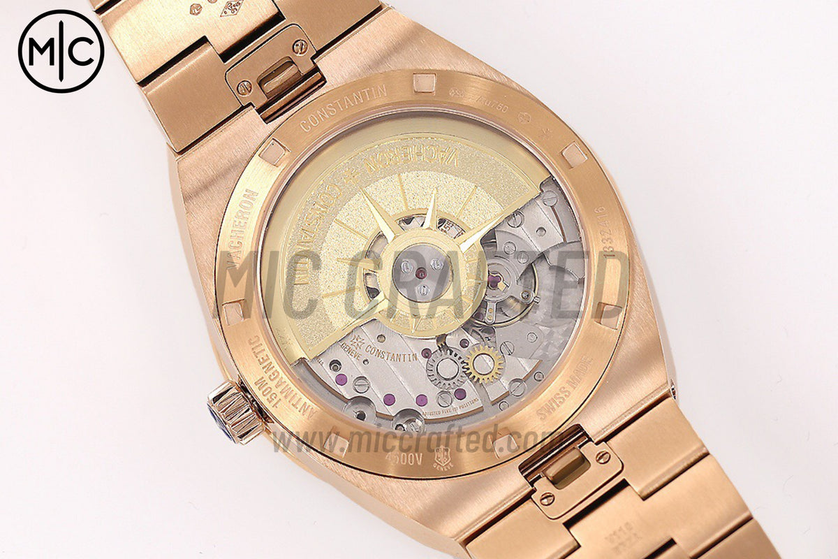 Overseas 4500V 41mm RG Green Dial on RG Bracelet – Premium Edition