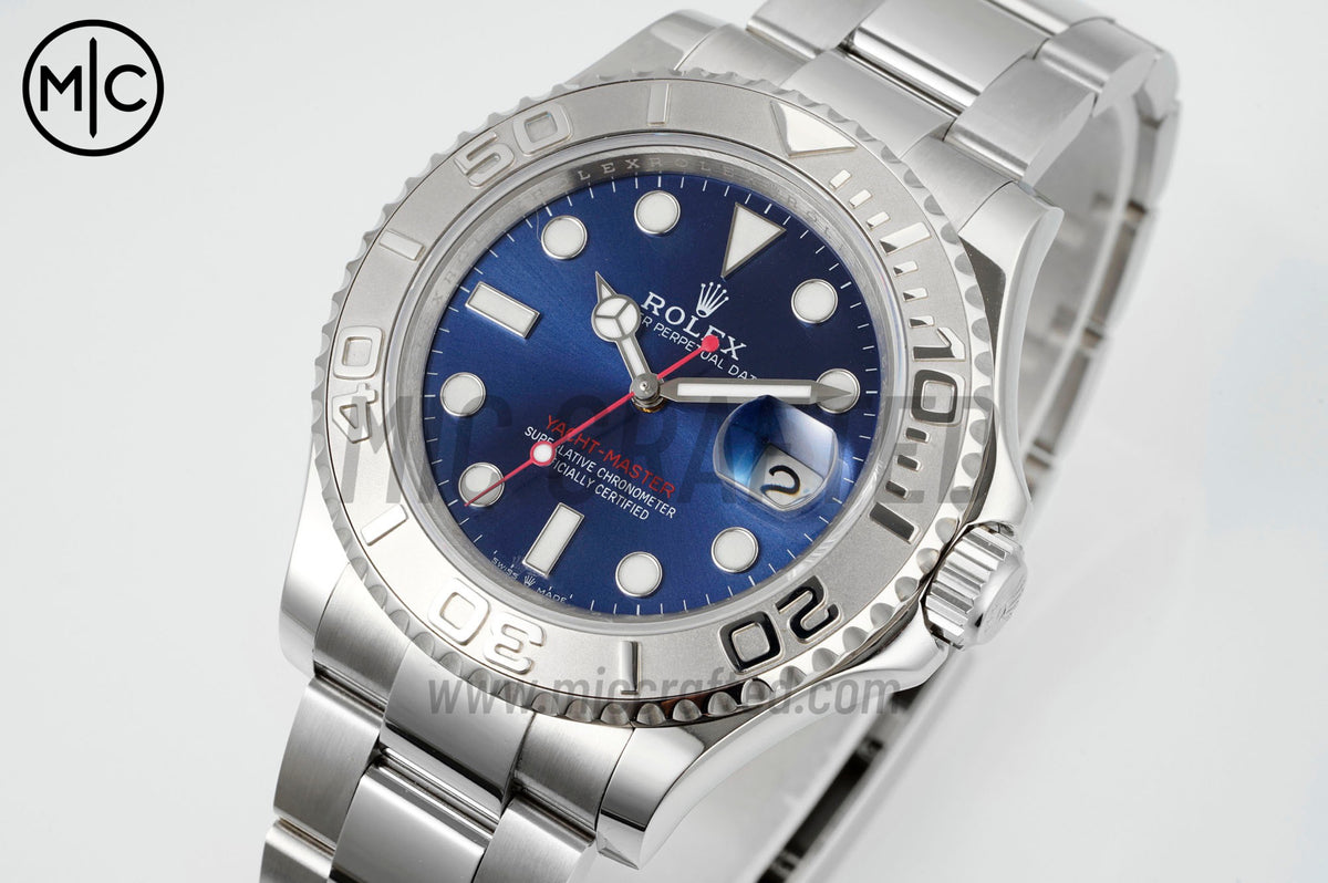 Yacht-Master 126622 904L Steel Blue Dial on SS Bracelet – Premium Edition