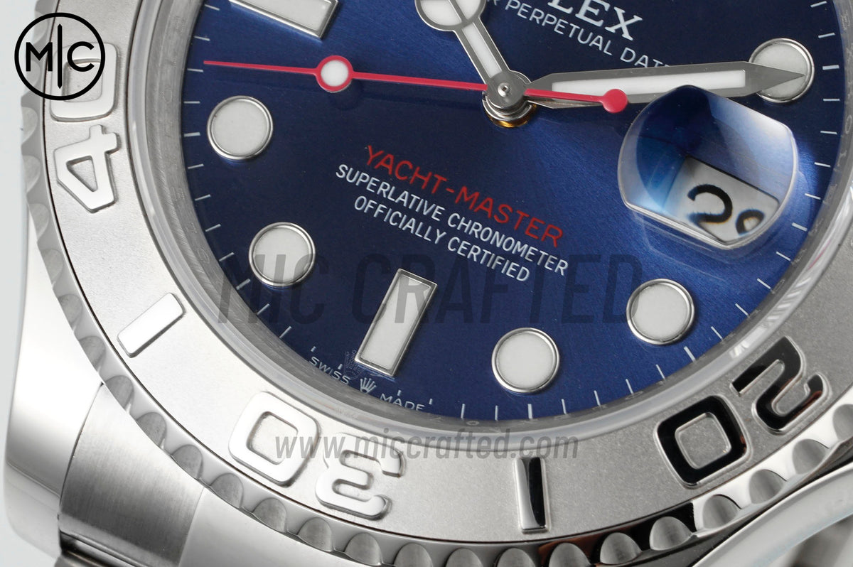 Yacht-Master 126622 904L Steel Blue Dial on SS Bracelet – Premium Edition