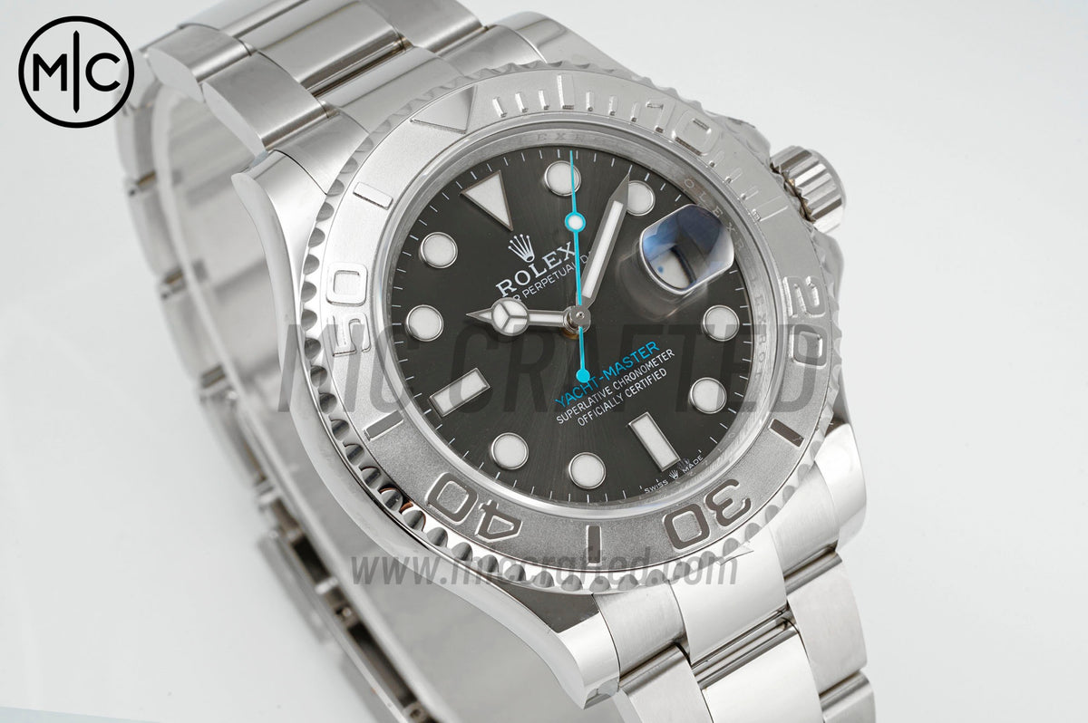 Yacht-Master 126622 904L Steel Gray Dial on SS Bracelet – Premium Edition
