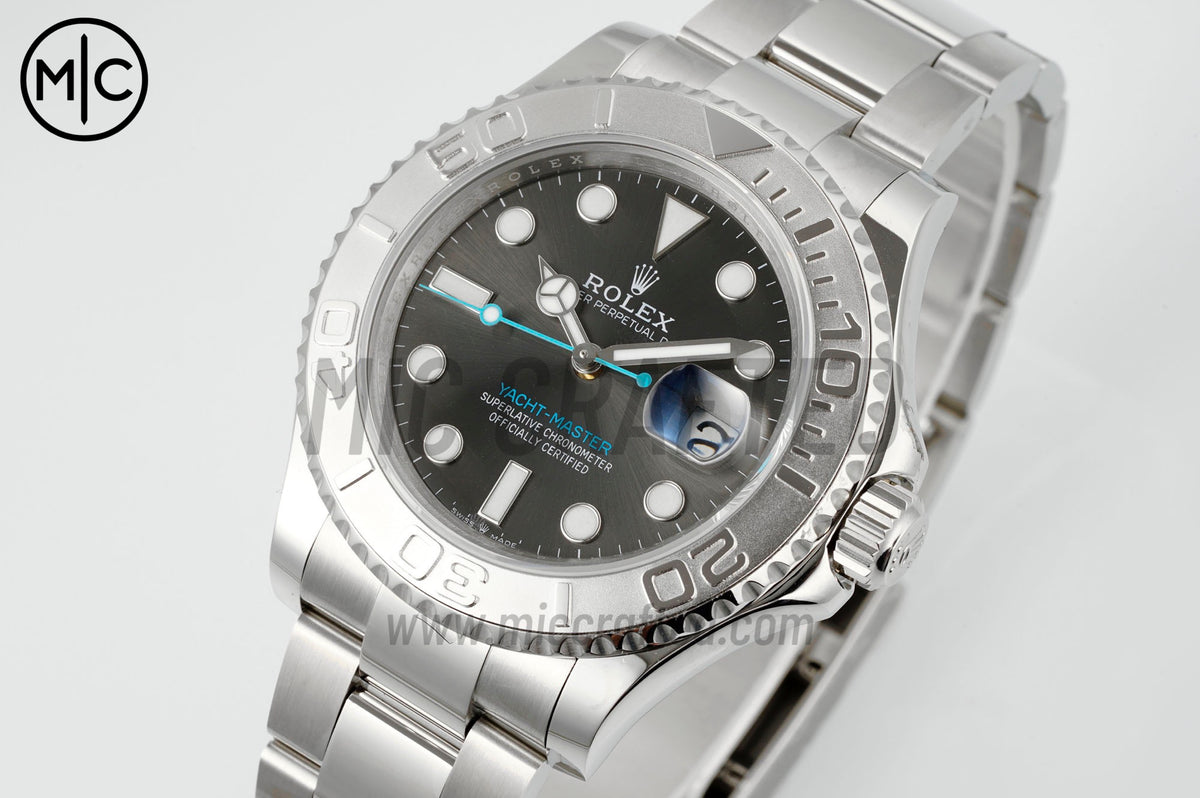 Yacht-Master 126622 904L Steel Gray Dial on SS Bracelet – Premium Edition