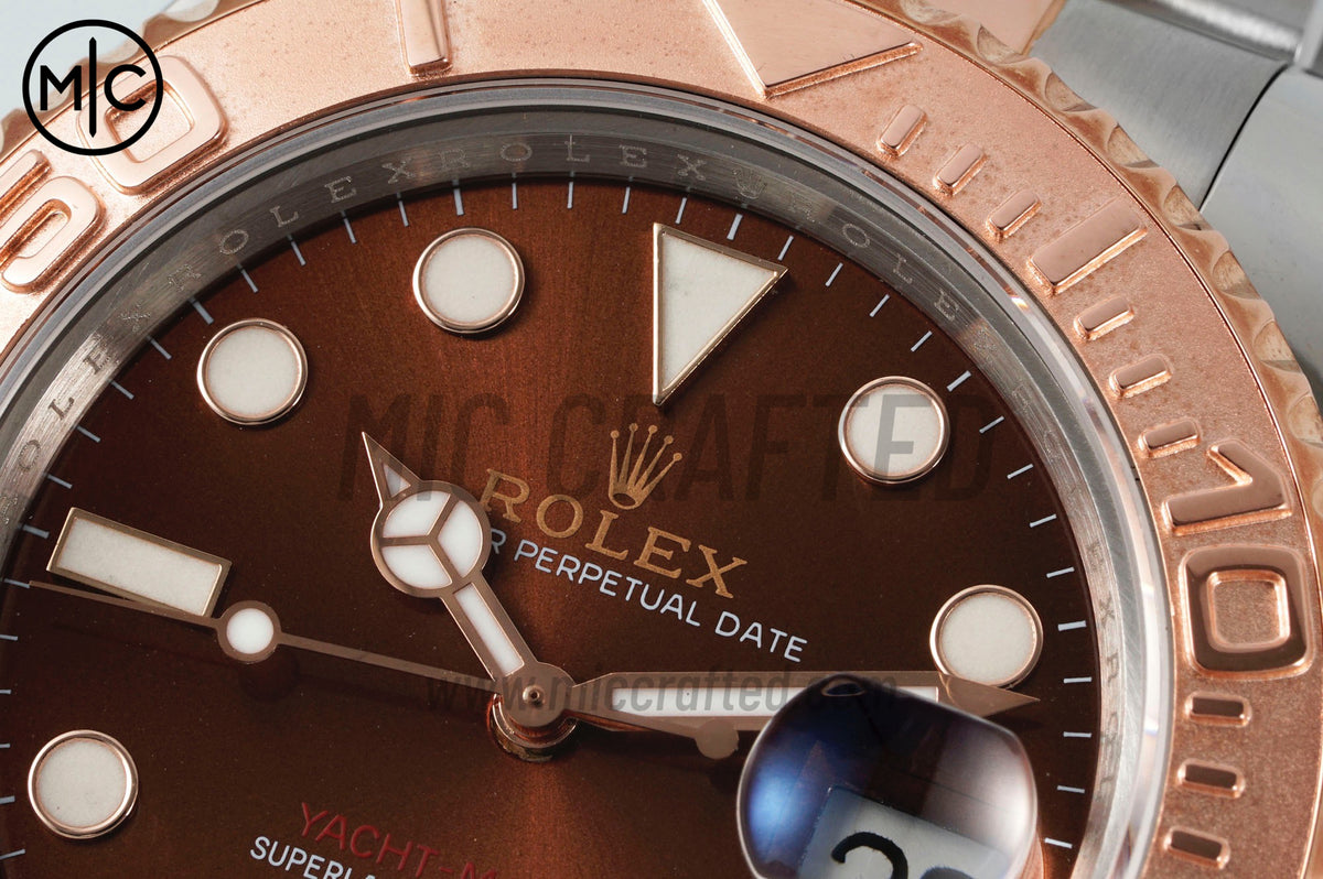Yacht-Master 126621 SS/RG Brown Dial On SS/RG Bracelet – Premium Edition