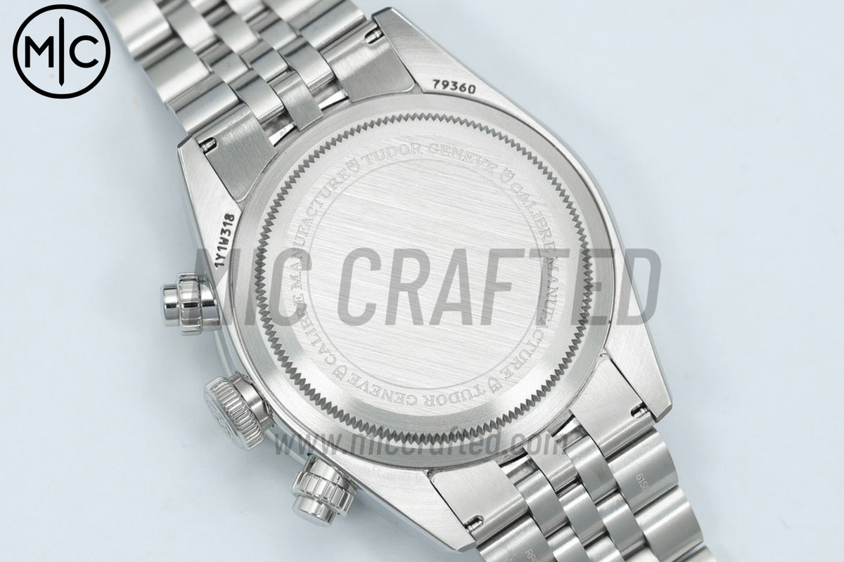 Black Bay Chrono 41mm SS Pink Dial on SS Bracelet – Premium Edition