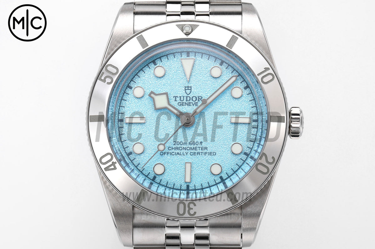Heritage Black Bay 37mm SS Tiffany Blue Dial on SS Bracelet – Premium Edition