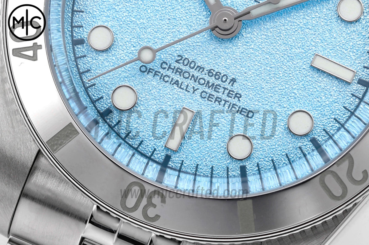Heritage Black Bay 37mm SS Tiffany Blue Dial on SS Bracelet – Premium Edition