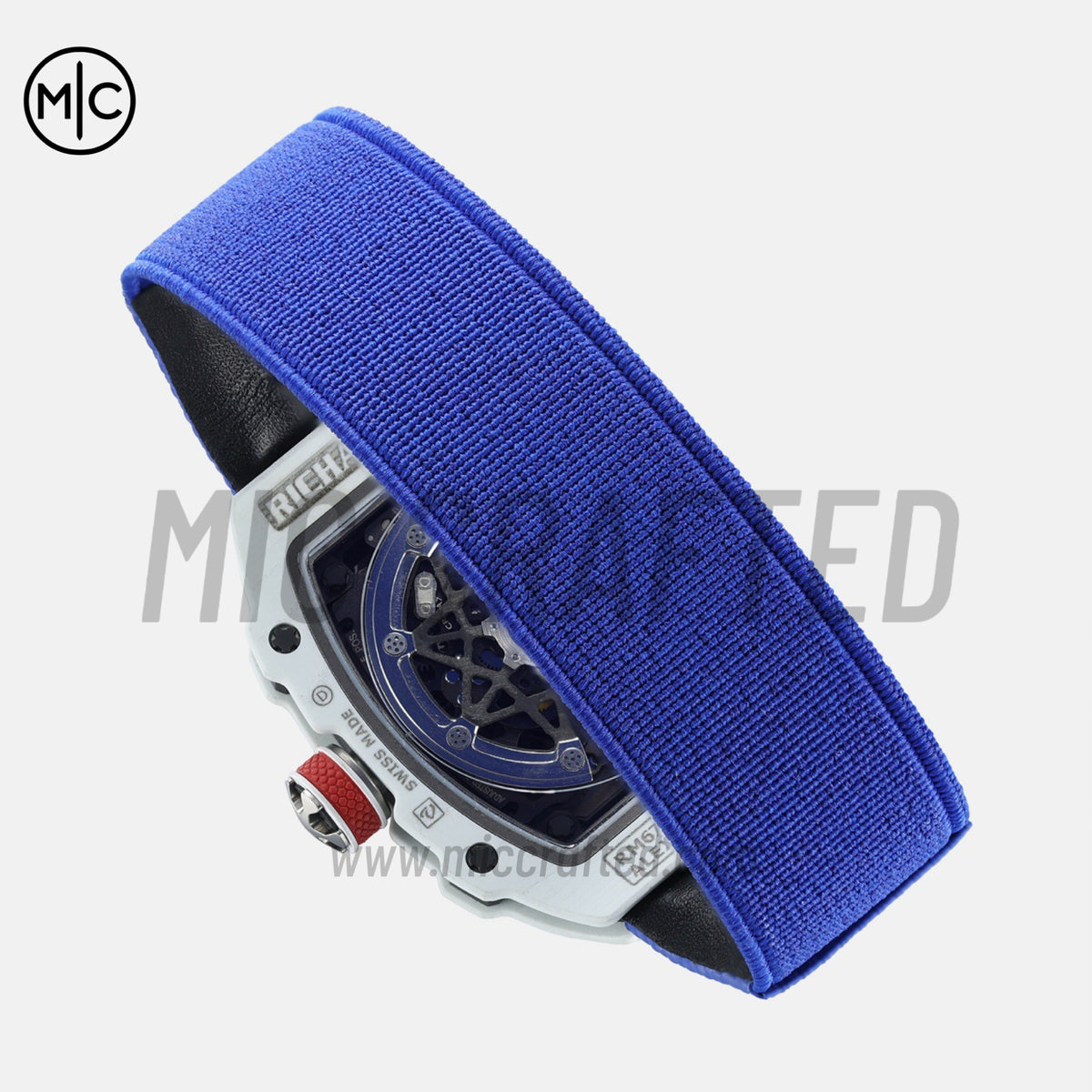 RM67-02 White NTPT France Blue/White/Red Skeleton Dial – Handcrafted Version