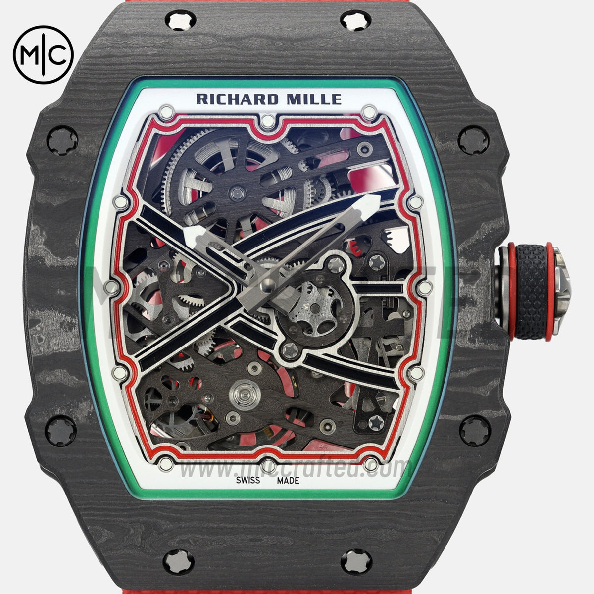 RM67-02 Black NTPT Italy Black Skeleton Dial – Handcrafted Version