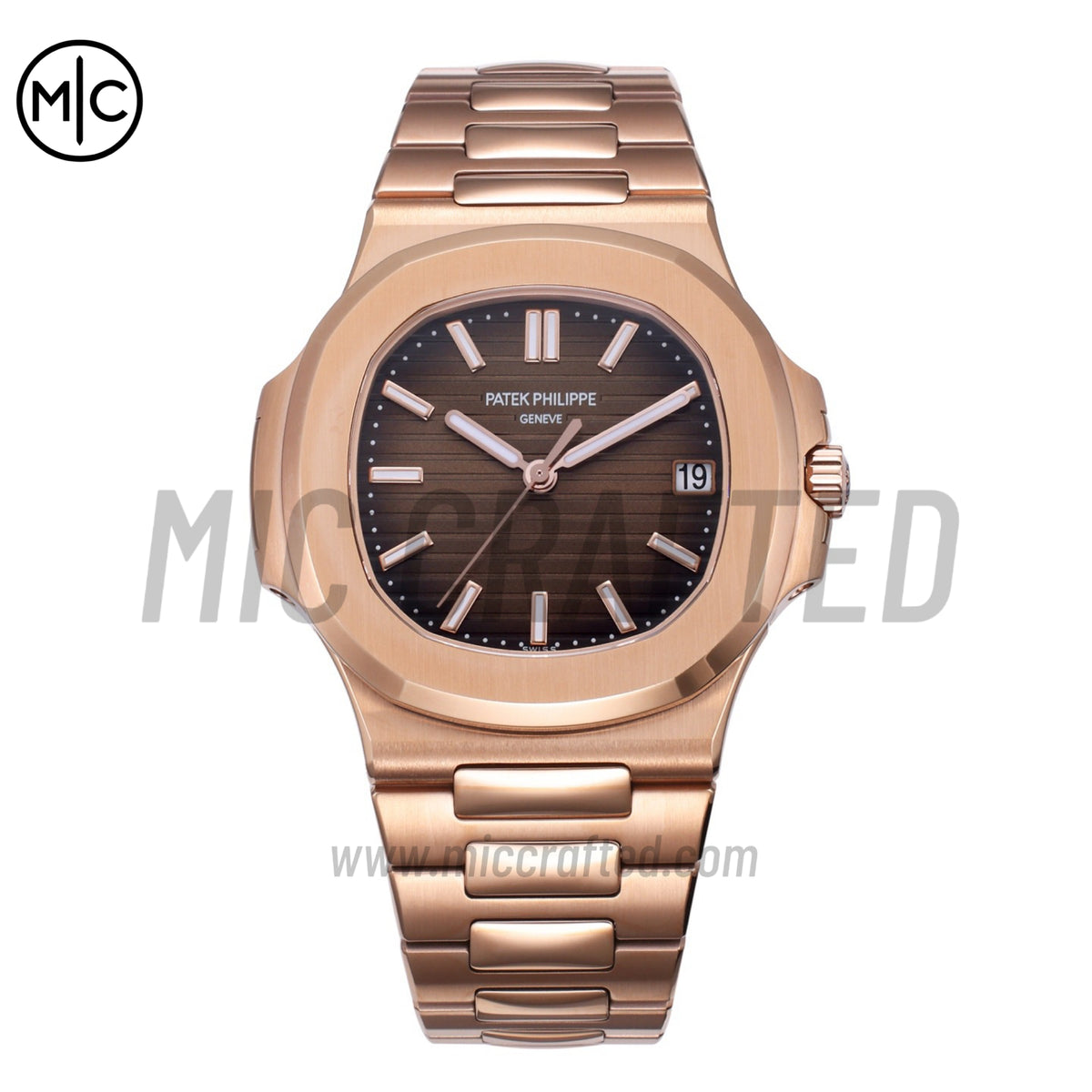 Nautilus 5711 40mm RG Brown Textured Dial on RG Bracelet – Premium Edition