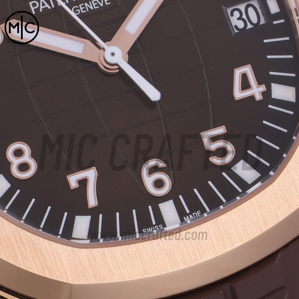 Aquanaut 5167 40mm RG Brown Dial on Brown Rubber Strap – Premium Edition