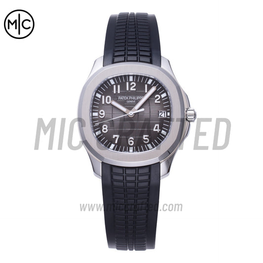 Aquanaut 5167 40mm SS Gray Dial on Black Rubber Strap – Premium Edition