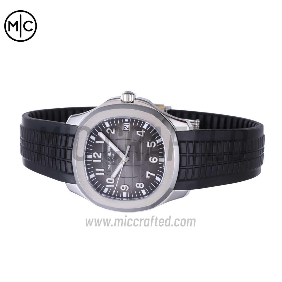 Aquanaut 5167 40mm SS Gray Dial on Black Rubber Strap – Premium Edition