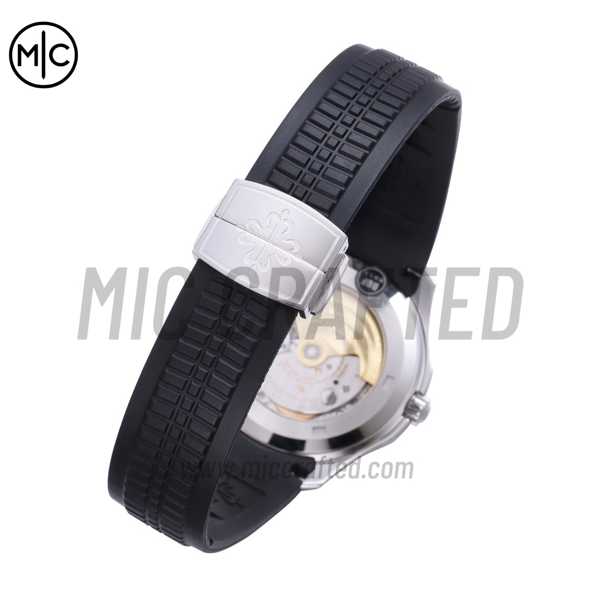 Aquanaut 5167 40mm SS Gray Dial on Black Rubber Strap – Premium Edition