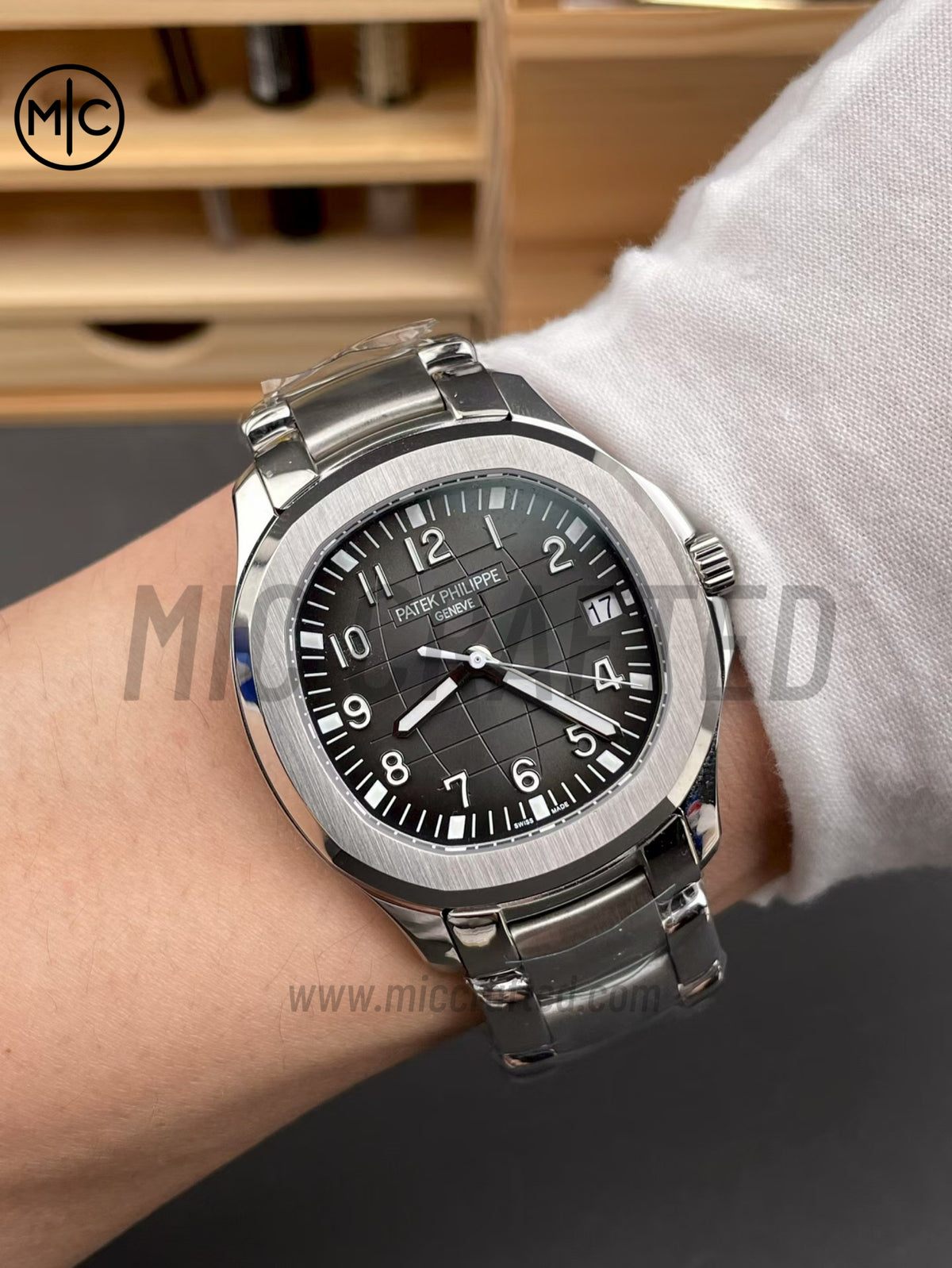 Aquanaut 5167 40mm SS Gray Dial on SS Bracelet – Premium Edition