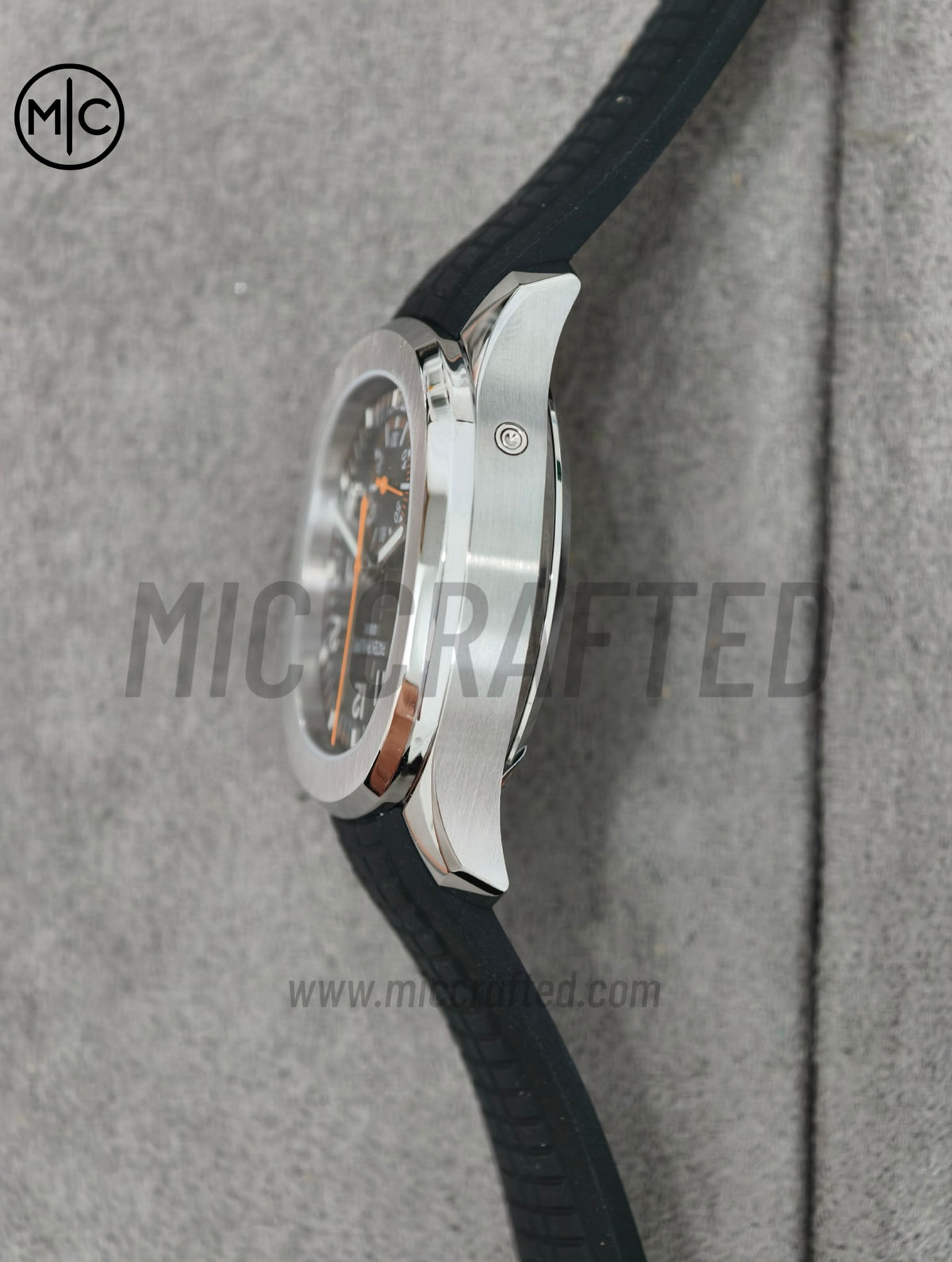 Aquanaut 5968 SS Gray Dial on Black Rubber Strap – Premium Edition