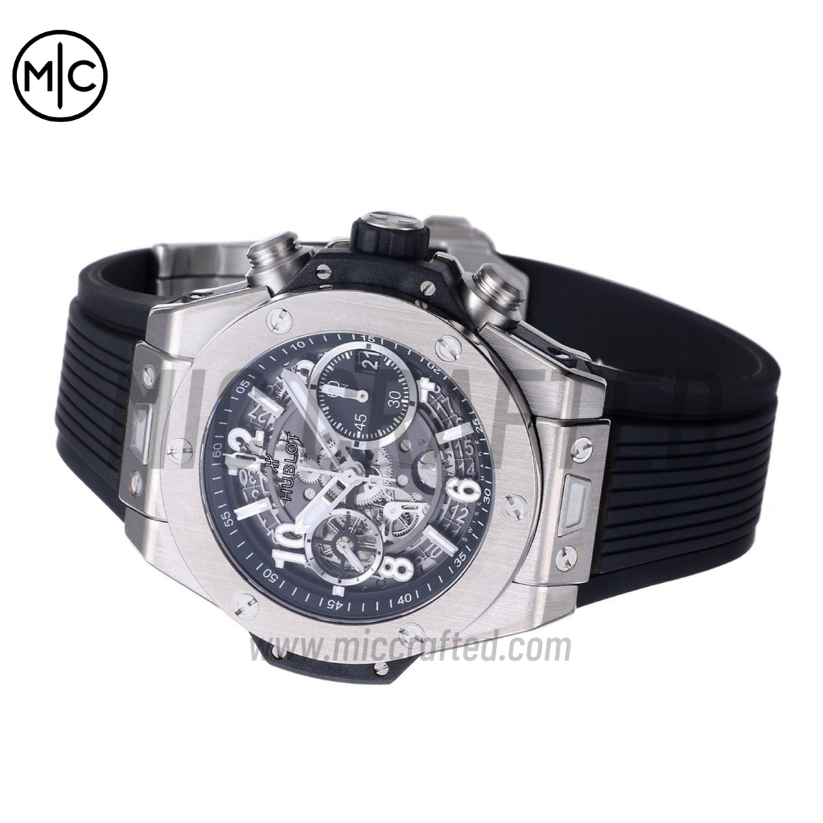 Big Bang Unico 42mm SS Skeleton Dial on Black Rubber Strap – Premium Edition