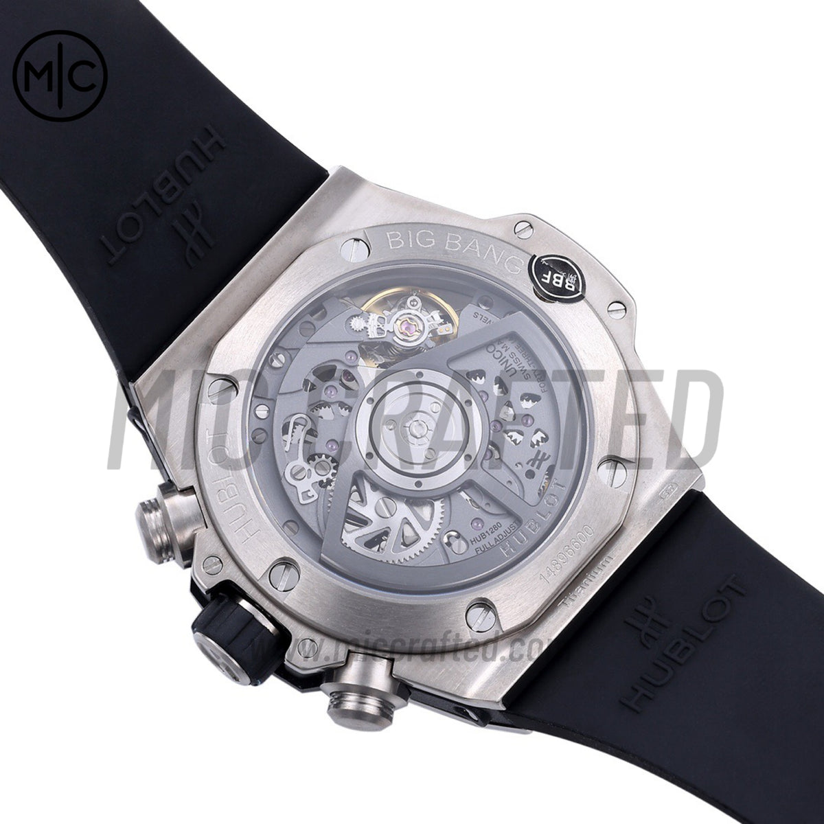 Big Bang Unico 42mm SS Skeleton Dial on Black Rubber Strap – Premium Edition