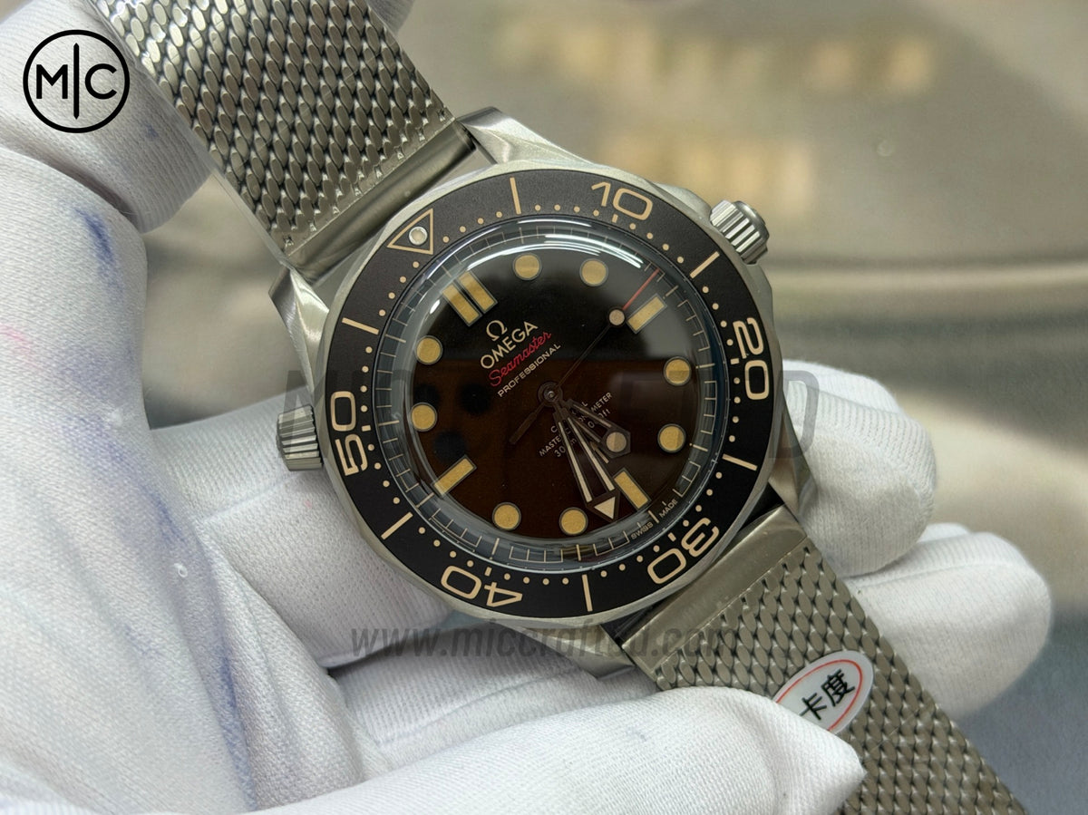Seamaster 300 "No Time to Die" Limited Edition on Titanium Mesh Bracelet – Premium Edition