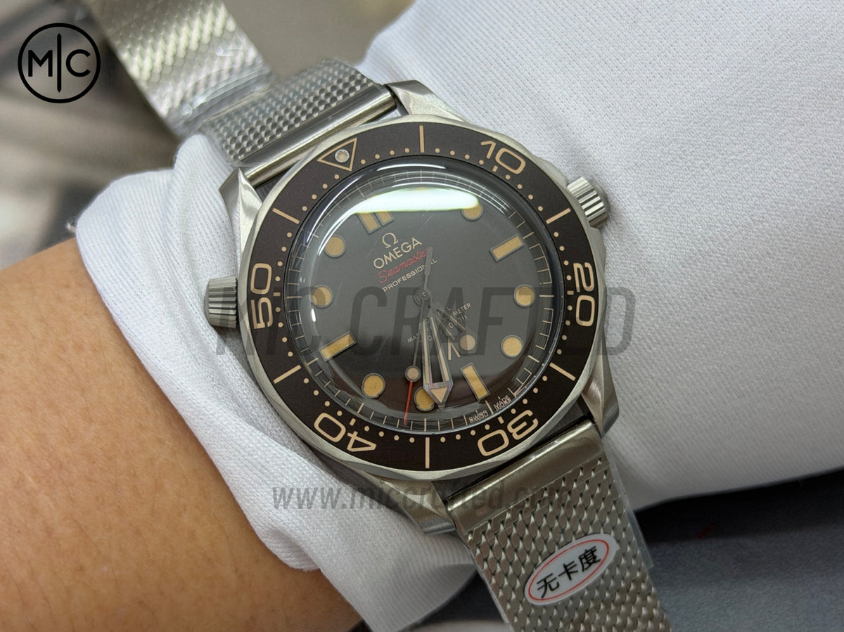 Seamaster 300 "No Time to Die" Limited Edition on Titanium Mesh Bracelet – Premium Edition