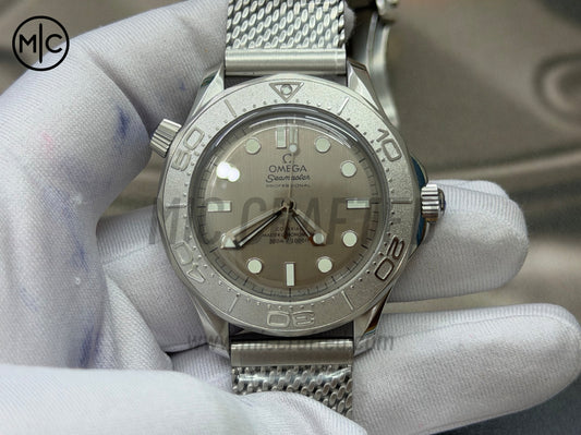 Seamaster 300M Diver SS Silver Dial on SS Mesh Bracelet – Premium Edition