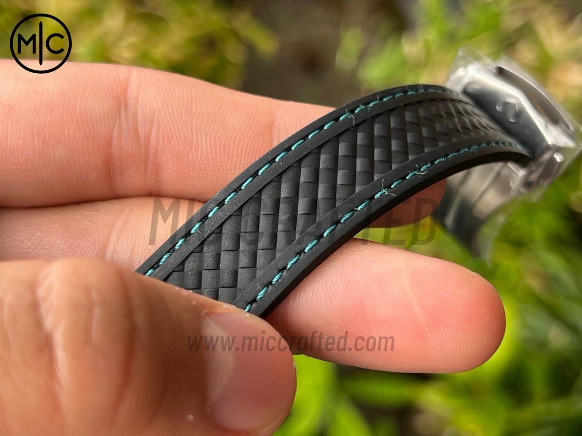 Aqua Terra 150M 41mm SS Turquoise Dial on Black rubber strap – Premium Edition
